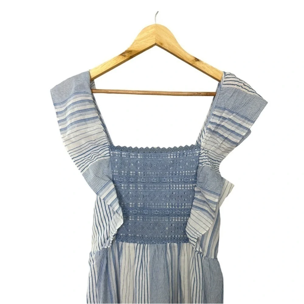 Heartloom Spencer Stripe Lace & Ruffle Sun Dress M - Picture 5 of 10